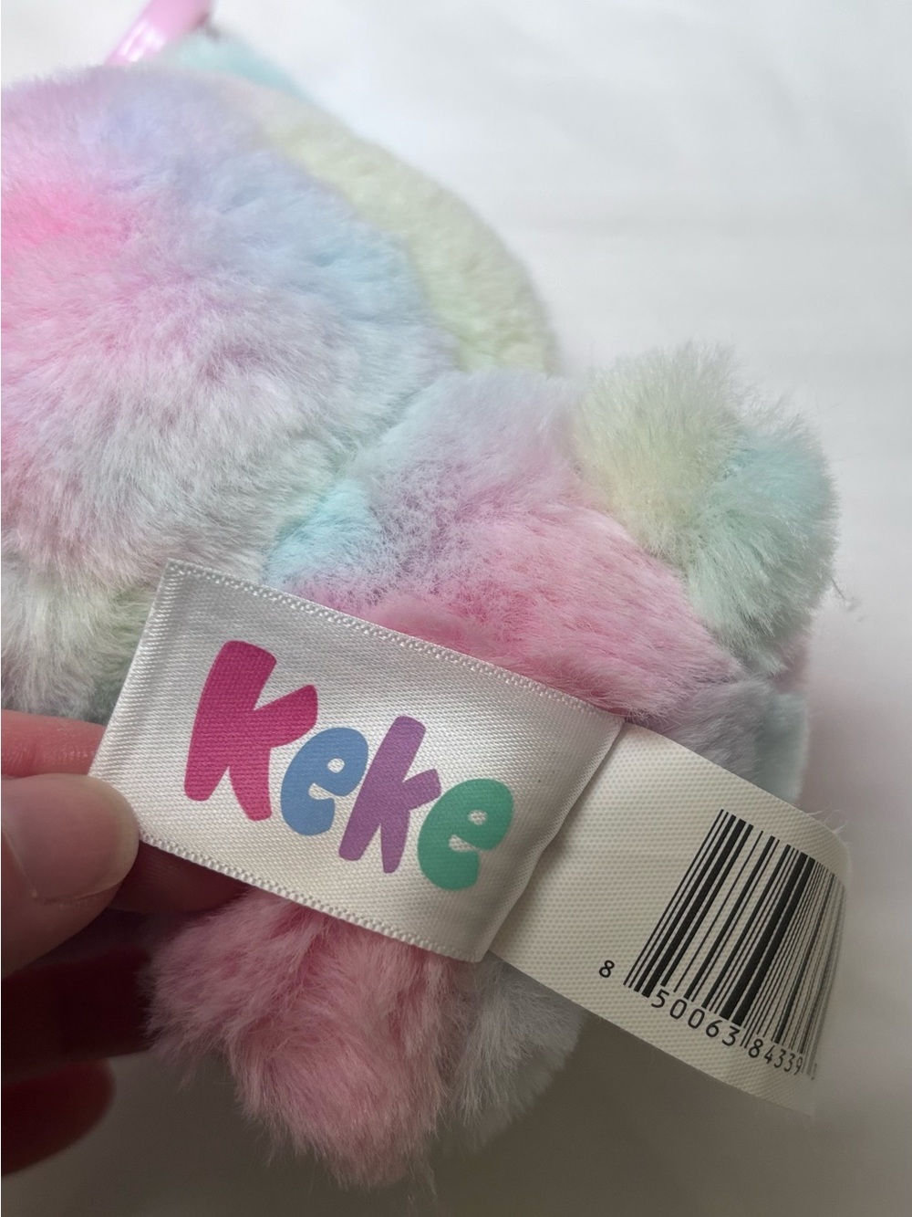 Yoonique Lababies Sorbet Squad Monster Tie-Dye Plush Keychain - Picture 3 of 6
